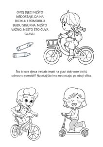 Prometni zadaci za djecu
