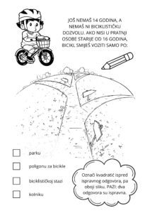 Prometni zadaci za djecu